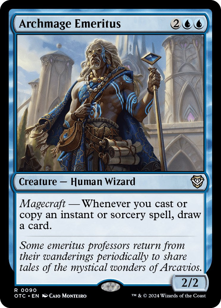 Archmage Emeritus [Outlaws of Thunder Junction Commander] | Good Games Adelaide SA