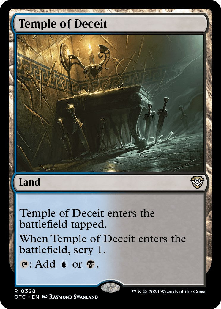 Temple of Deceit [Outlaws of Thunder Junction Commander] | Good Games Adelaide SA