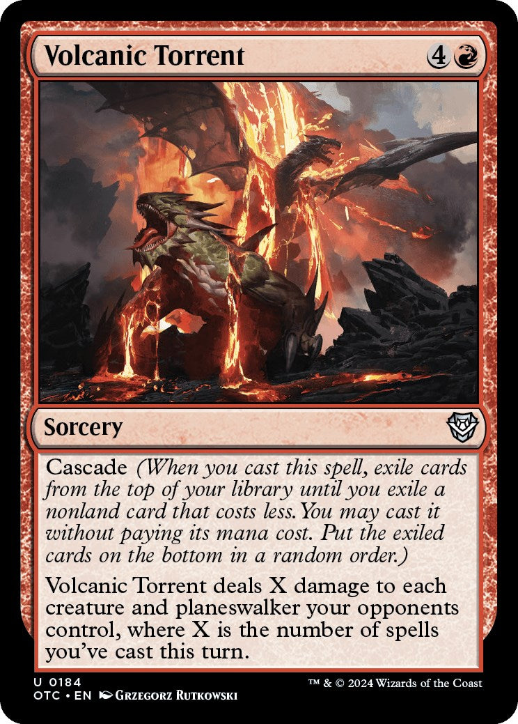 Volcanic Torrent [Outlaws of Thunder Junction Commander] | Good Games Adelaide SA