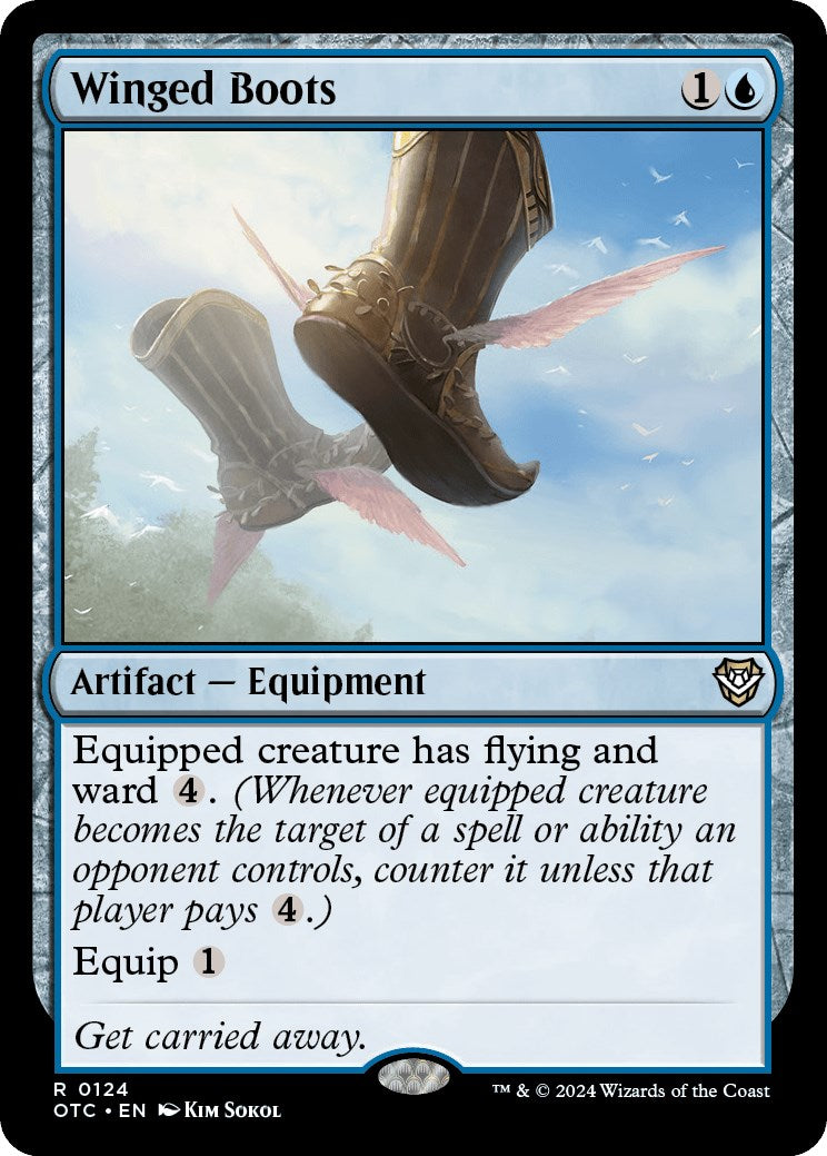 Winged Boots [Outlaws of Thunder Junction Commander] | Good Games Adelaide SA
