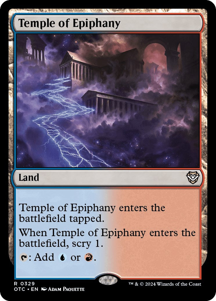 Temple of Epiphany [Outlaws of Thunder Junction Commander] | Good Games Adelaide SA