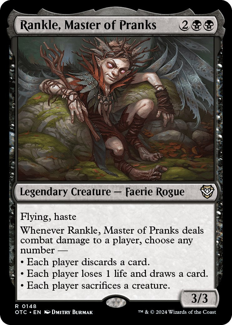 Rankle, Master of Pranks [Outlaws of Thunder Junction Commander] | Good Games Adelaide SA