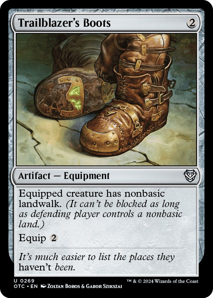 Trailblazer's Boots [Outlaws of Thunder Junction Commander] | Good Games Adelaide SA