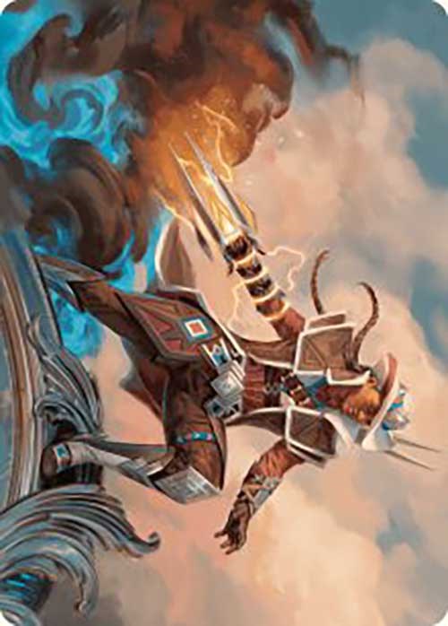 Annie Flash, the Veteran Art Card [Outlaws of Thunder Junction Art Series] | Good Games Adelaide SA