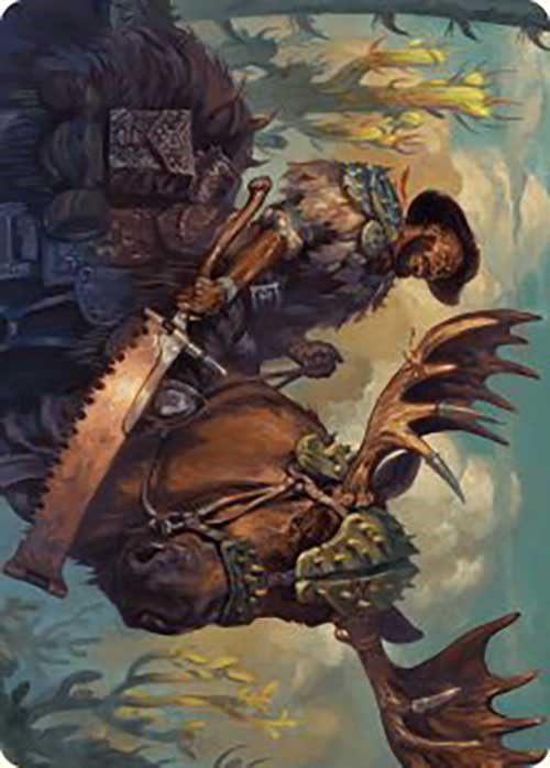 Spinewoods Paladin Art Card [Outlaws of Thunder Junction Art Series] | Good Games Adelaide SA