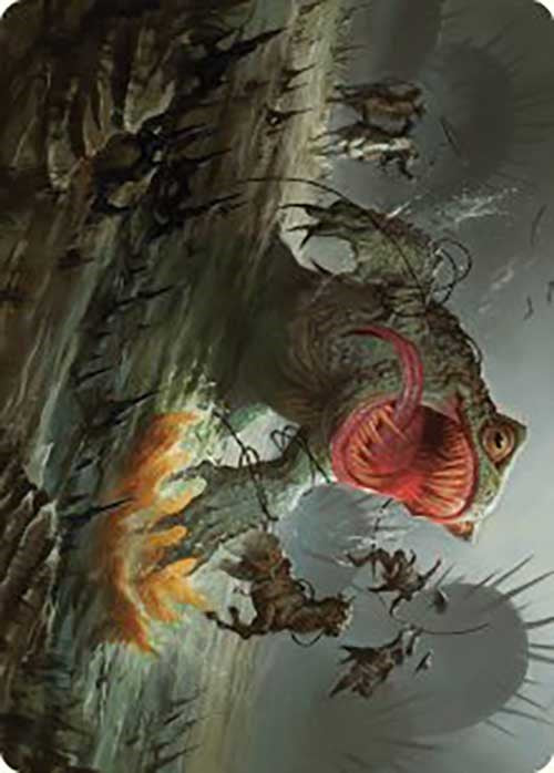 The Gitrog, Ravenous Ride Art Card [Outlaws of Thunder Junction Art Series] | Good Games Adelaide SA