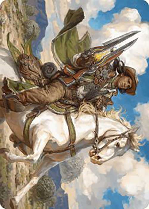 Wylie Duke, Atiin Hero Art Card [Outlaws of Thunder Junction Art Series] | Good Games Adelaide SA