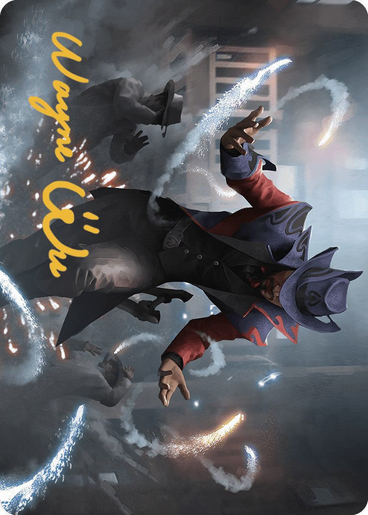 Razzle-Dazzler Art Card (Gold-Stamped Signature) [Outlaws of Thunder Junction Art Series] | Good Games Adelaide SA