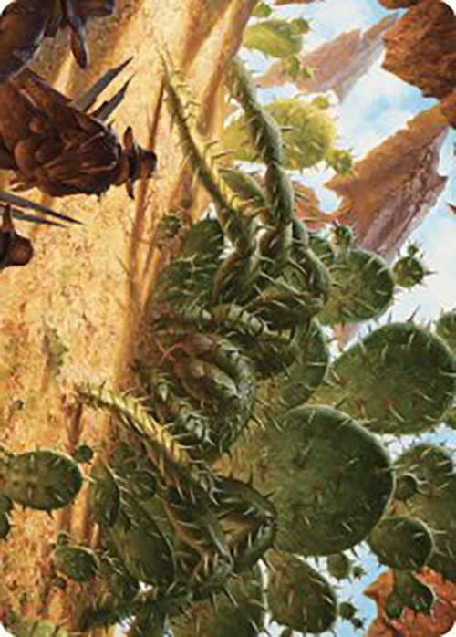 Cactarantula Art Card [Outlaws of Thunder Junction Art Series] | Good Games Adelaide SA
