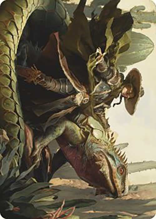 Outcaster Trailblazer Art Card [Outlaws of Thunder Junction Art Series] | Good Games Adelaide SA