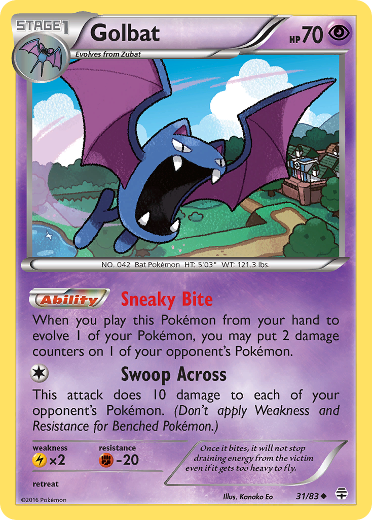 Golbat (31/83) [XY: Generations] | Good Games Adelaide SA