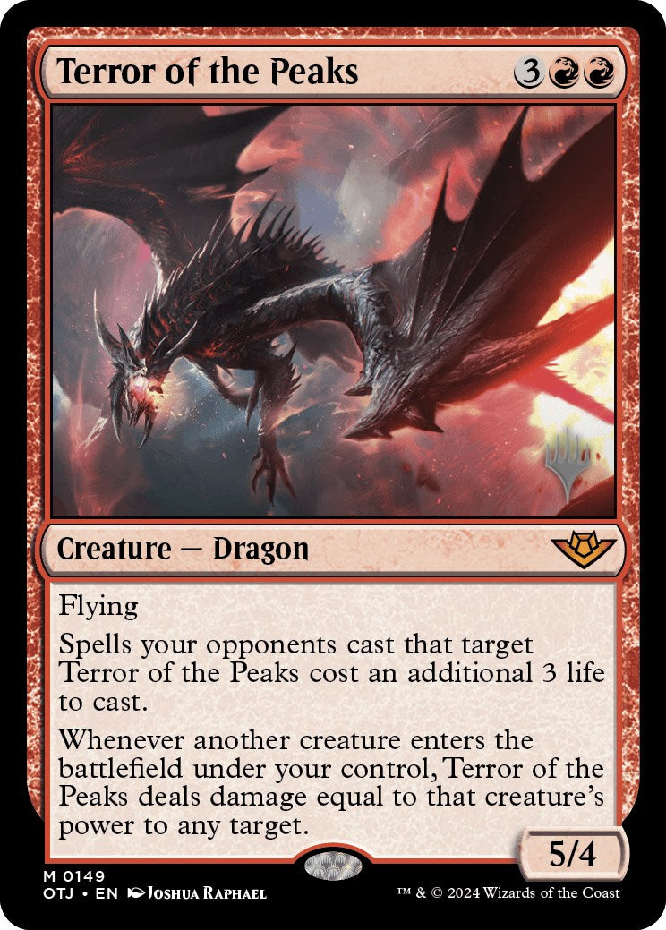 Terror of the Peaks (Promo Pack) [Outlaws of Thunder Junction Promos] | Good Games Adelaide SA