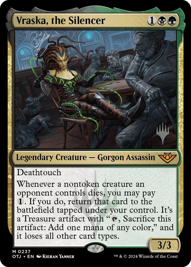 Vraska, the Silencer (Promo Pack) [Outlaws of Thunder Junction Promos] | Good Games Adelaide SA