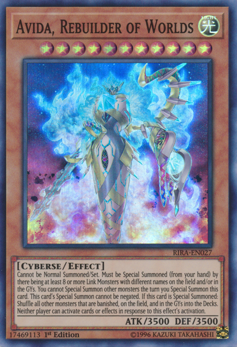 Avida, Rebuilder of Worlds [RIRA-EN027] Super Rare | Good Games Adelaide SA