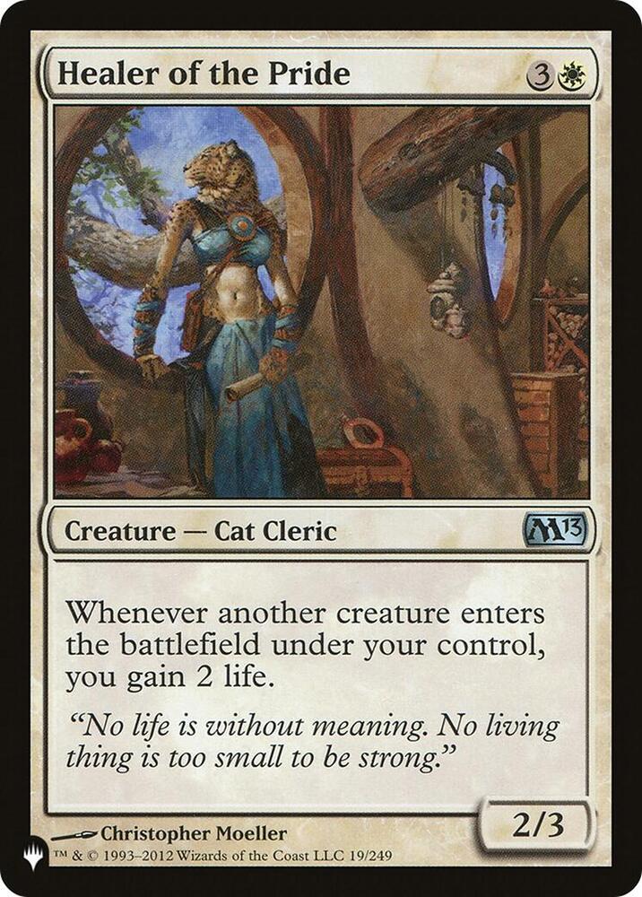 Healer of the Pride 19/249 (The List Reprints)  | Good Games Adelaide SA