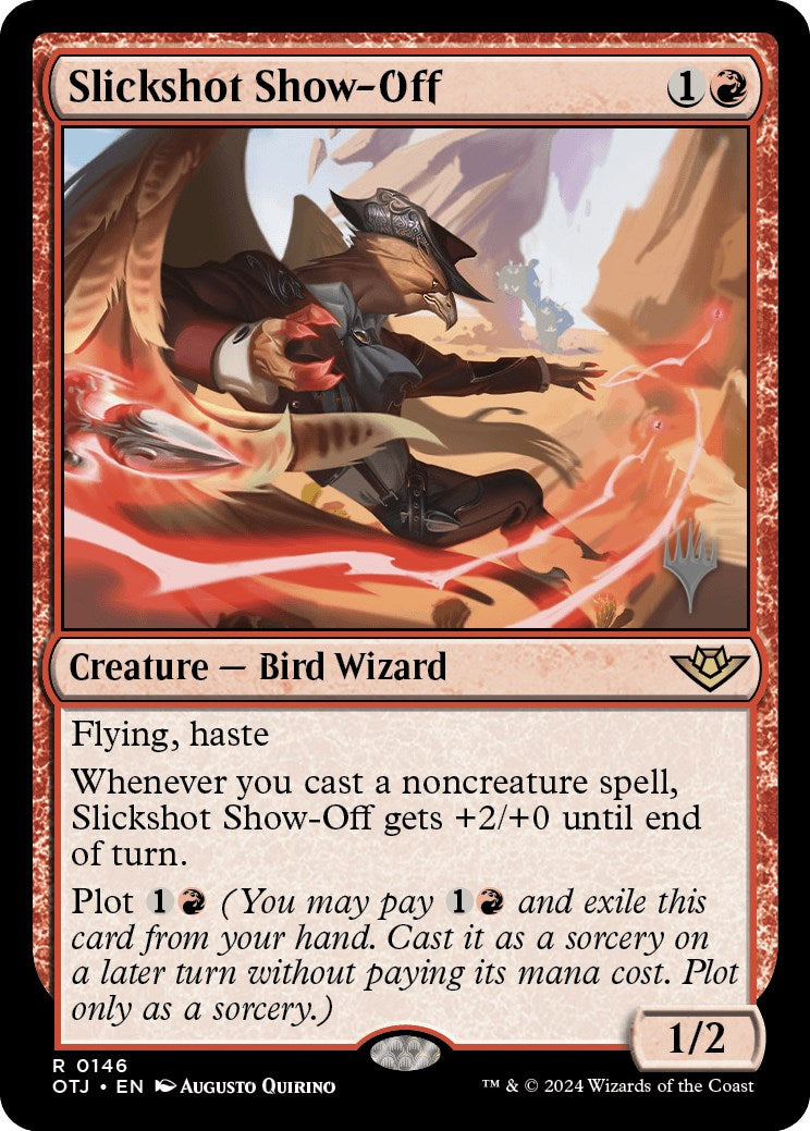 Slickshot Show-Off (Promo Pack) [Outlaws of Thunder Junction Promos] | Good Games Adelaide SA