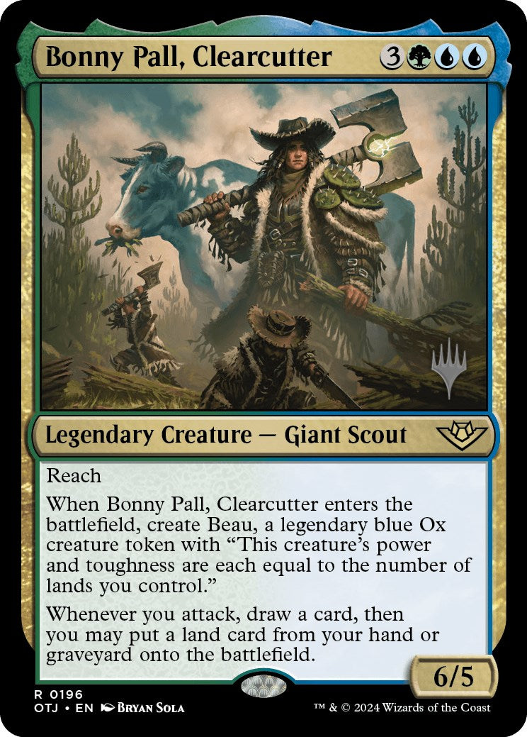 Bonny Pall, Clearcutter (Promo Pack) [Outlaws of Thunder Junction Promos] | Good Games Adelaide SA