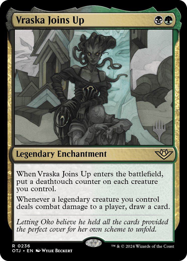 Vraska Joins Up (Promo Pack) [Outlaws of Thunder Junction Promos] | Good Games Adelaide SA