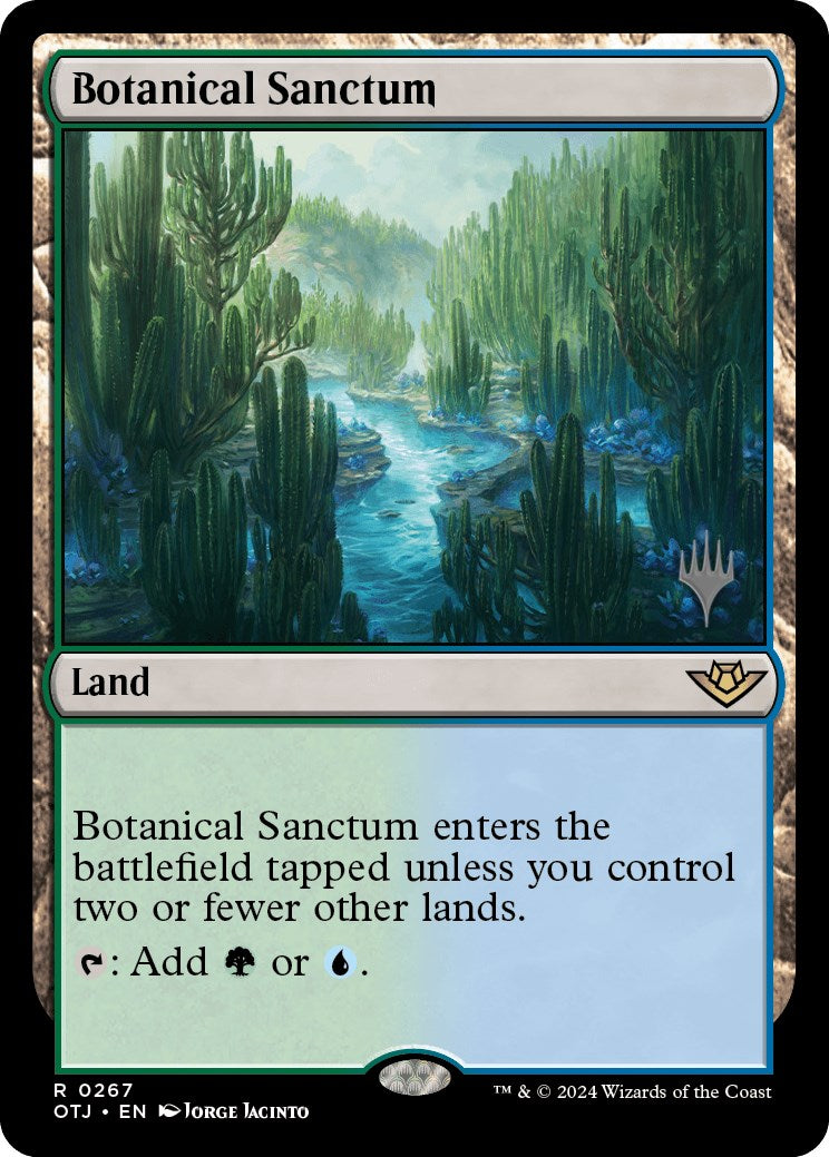 Botanical Sanctum (Promo Pack) [Outlaws of Thunder Junction Promos] | Good Games Adelaide SA