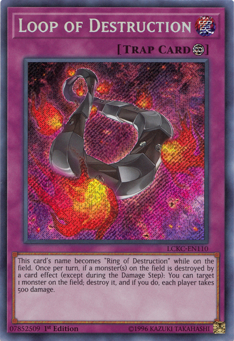 Loop of Destruction [LCKC-EN110] Secret Rare | Good Games Adelaide SA