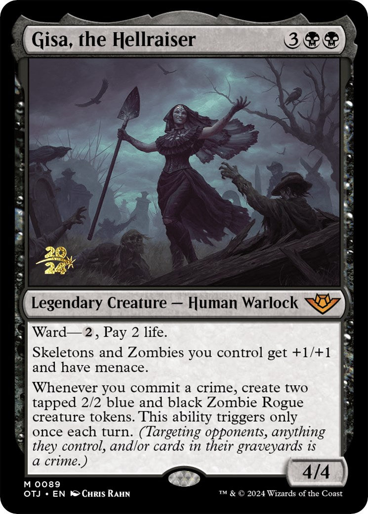 Gisa, the Hellraiser [Outlaws of Thunder Junction Prerelease Promos] | Good Games Adelaide SA