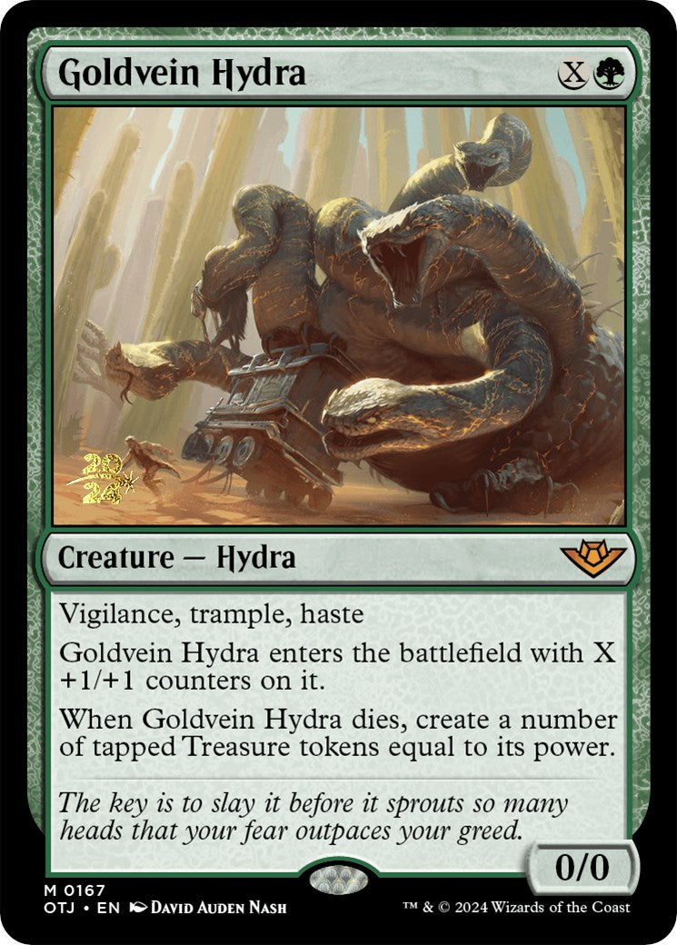 Goldvein Hydra [Outlaws of Thunder Junction Prerelease Promos] | Good Games Adelaide SA