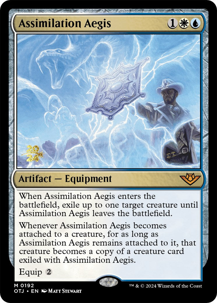 Assimilation Aegis [Outlaws of Thunder Junction Prerelease Promos] | Good Games Adelaide SA