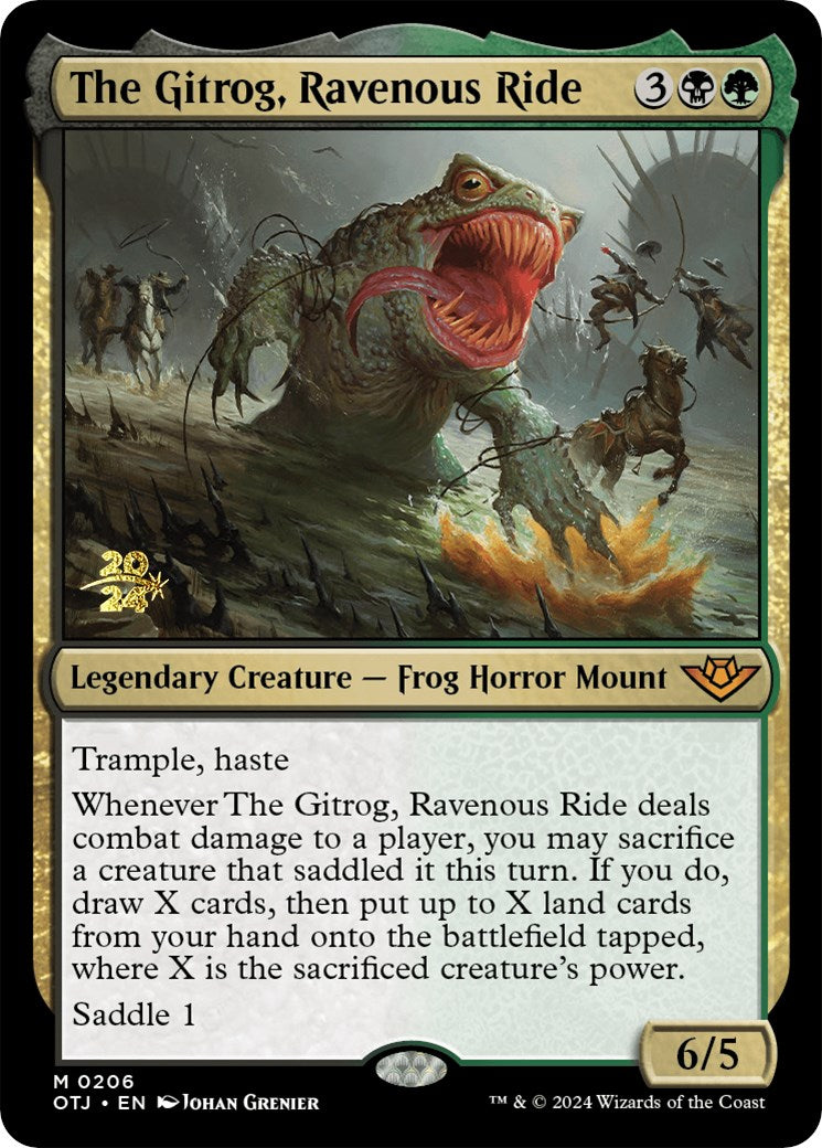 The Gitrog, Ravenous Ride [Outlaws of Thunder Junction Prerelease Promos] | Good Games Adelaide SA