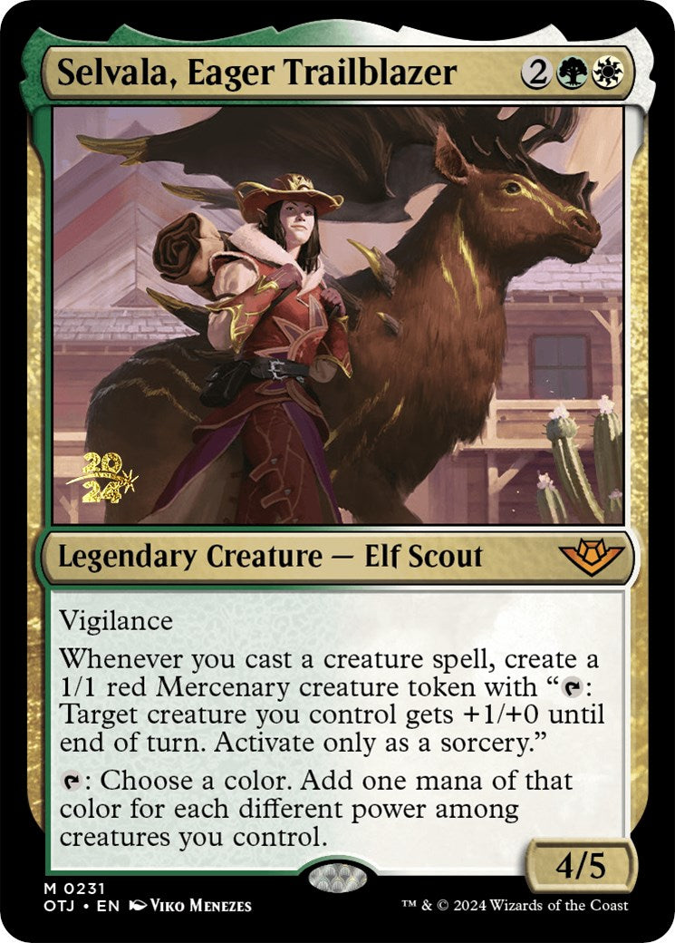 Selvala, Eager Trailblazer [Outlaws of Thunder Junction Prerelease Promos] | Good Games Adelaide SA