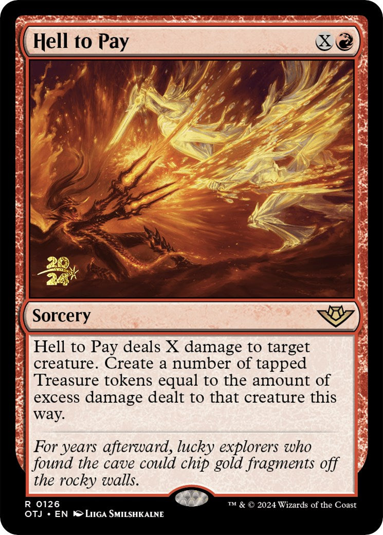 Hell to Pay [Outlaws of Thunder Junction Prerelease Promos] | Good Games Adelaide SA