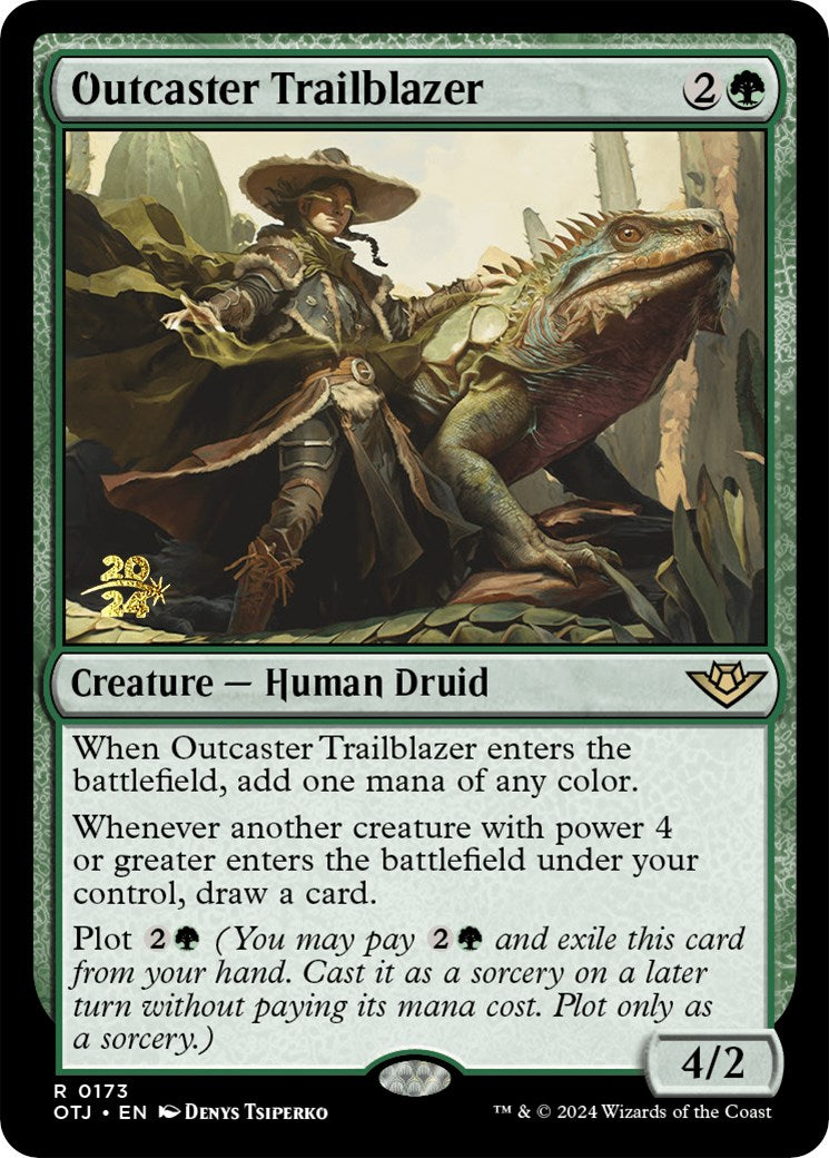 Outcaster Trailblazer [Outlaws of Thunder Junction Prerelease Promos] | Good Games Adelaide SA
