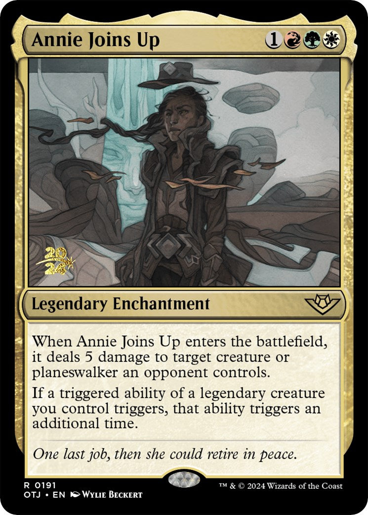 Annie Joins Up [Outlaws of Thunder Junction Prerelease Promos] | Good Games Adelaide SA