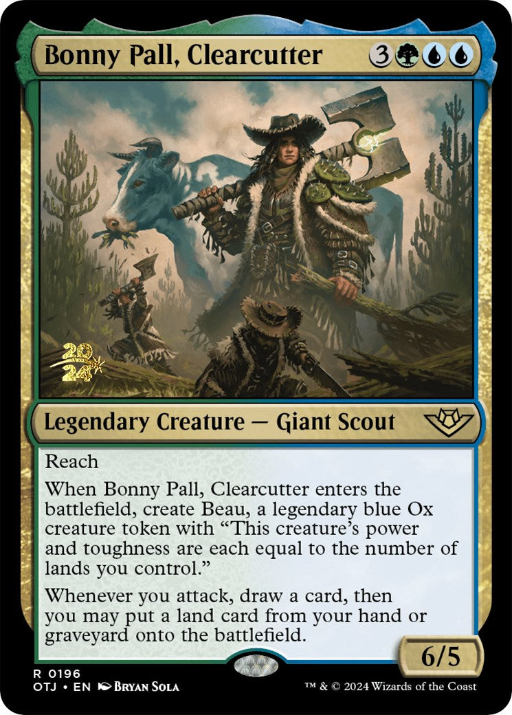 Bonny Pall, Clearcutter [Outlaws of Thunder Junction Prerelease Promos] | Good Games Adelaide SA