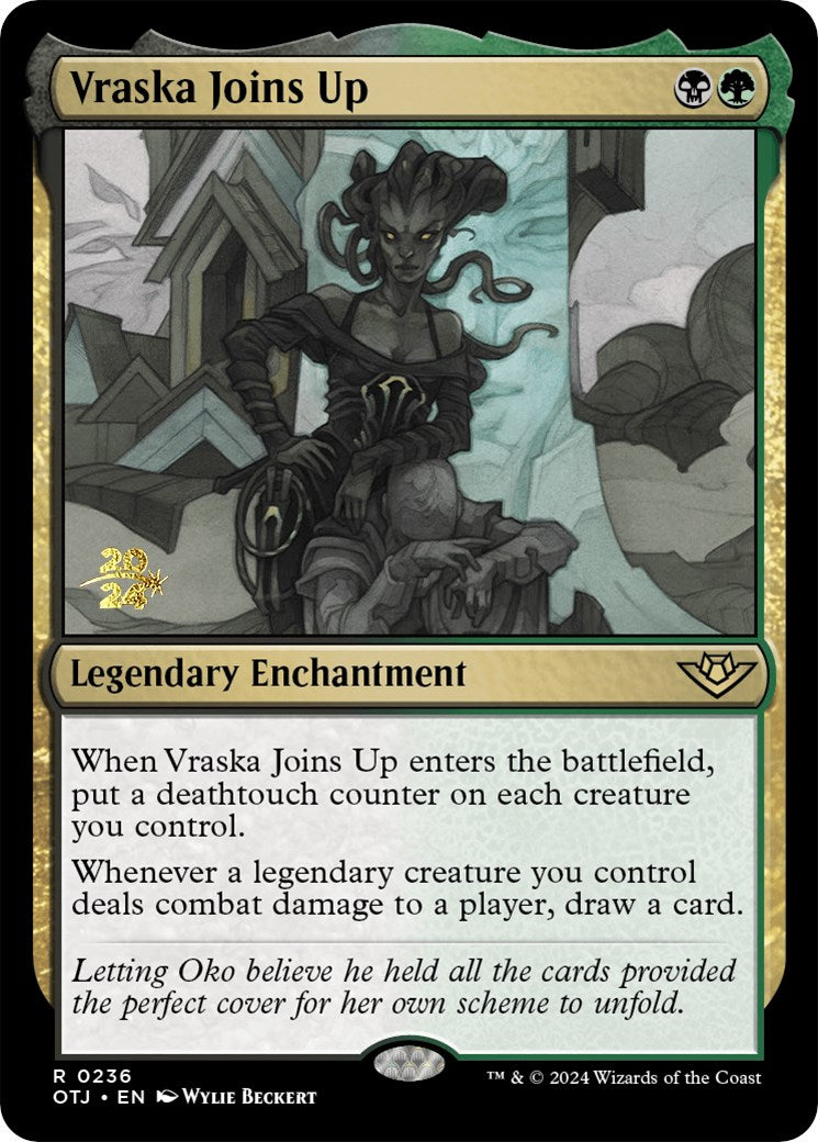 Vraska Joins Up [Outlaws of Thunder Junction Prerelease Promos] | Good Games Adelaide SA