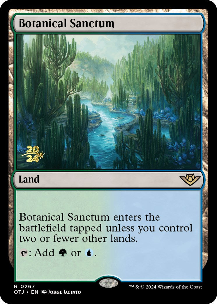 Botanical Sanctum (OTJ) [Outlaws of Thunder Junction Prerelease Promos] | Good Games Adelaide SA