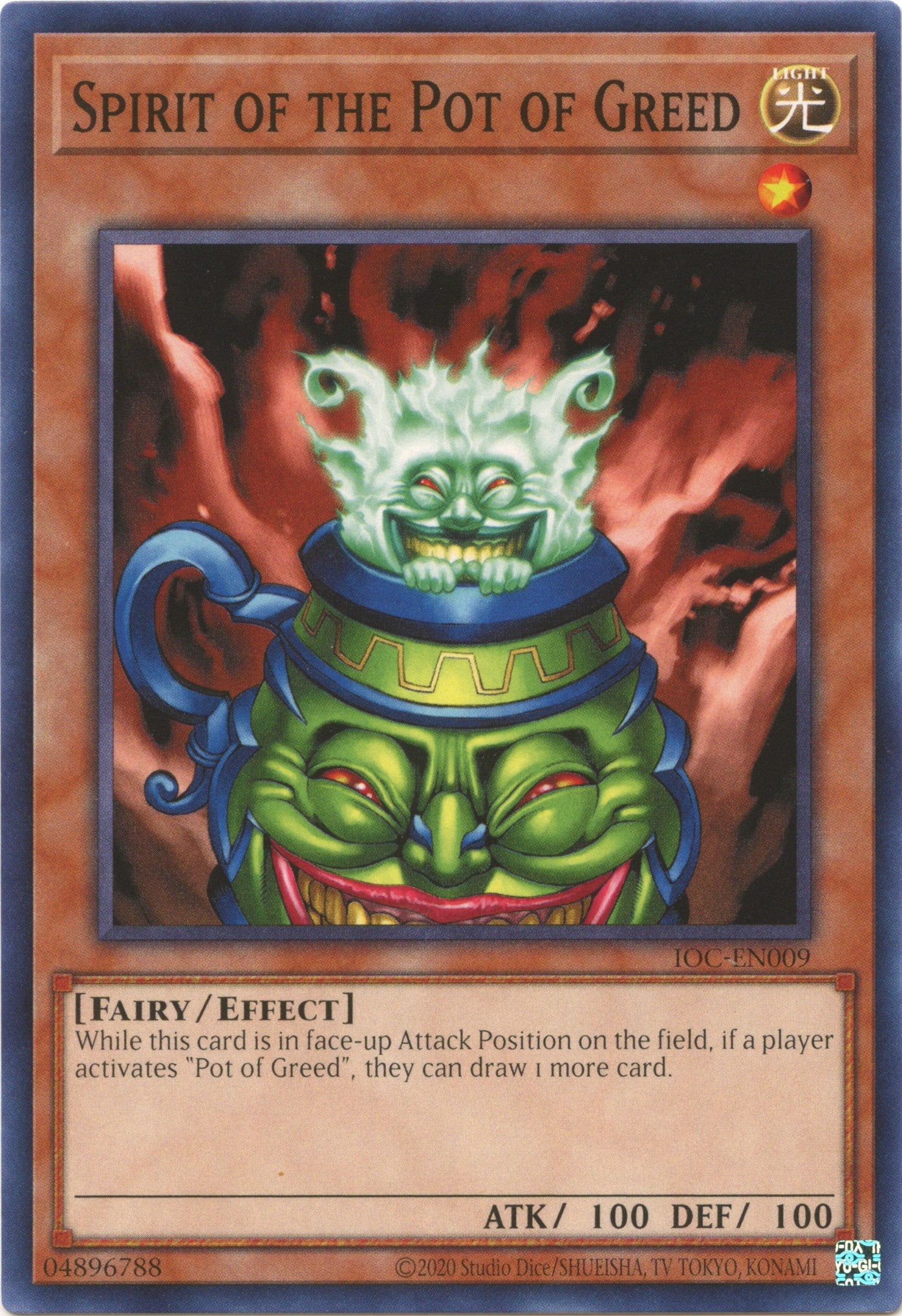 Spirit of the Pot of Greed (25th Anniversary) [IOC-EN009] Common | Good Games Adelaide SA