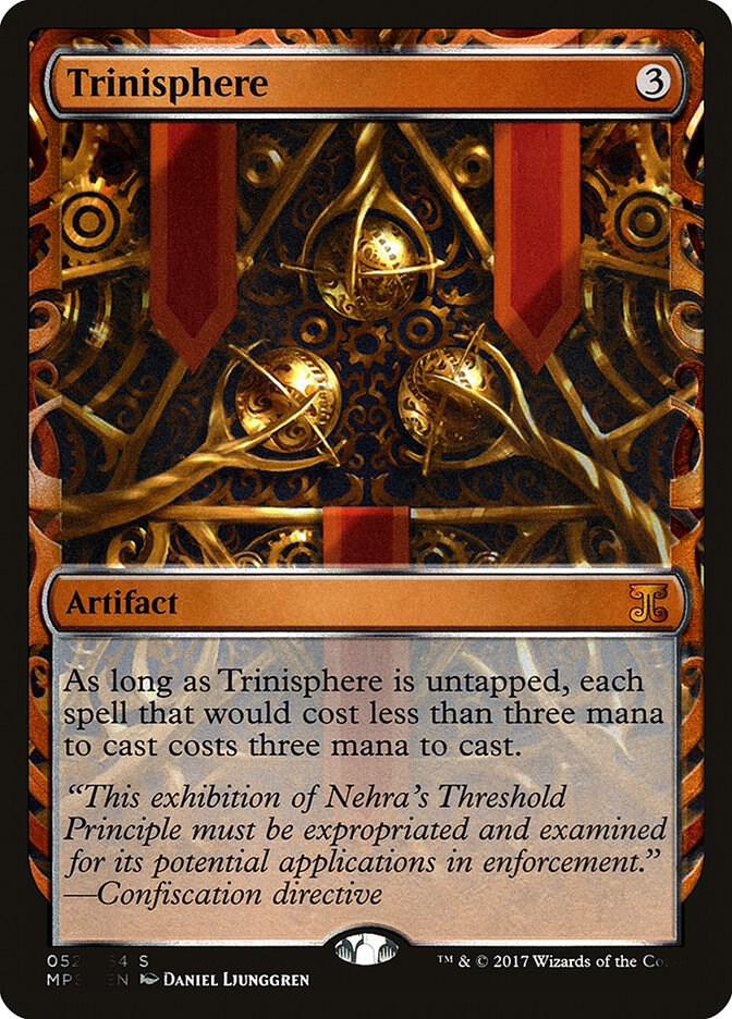 Trinisphere 52 (Masterpiece Series: Kaladesh Inventions)  - Foil | Good Games Adelaide SA