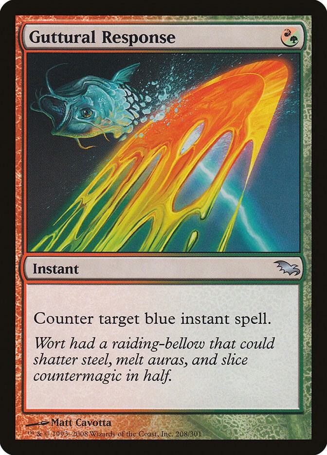 Guttural Response 208 (Shadowmoor)  | Good Games Adelaide SA