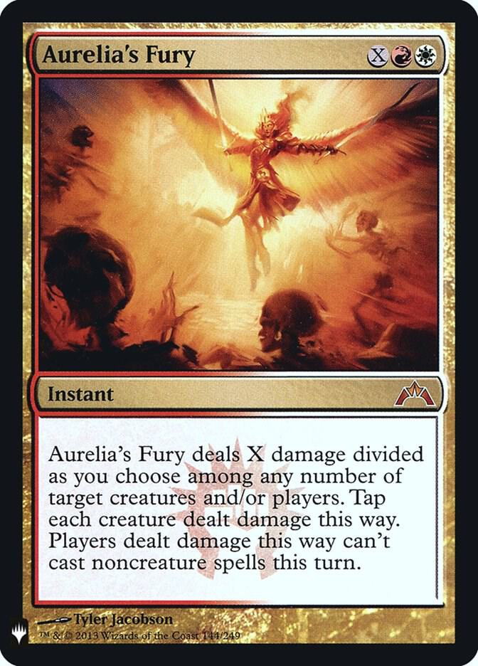 Aurelias Fury 144 (The List Reprints)  - Foil | Good Games Adelaide SA