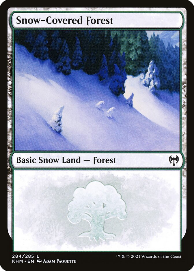 Snow-Covered Forest 284 (Kaldheim)  - Foil | Good Games Adelaide SA