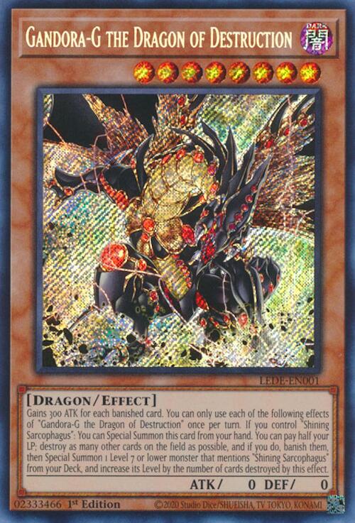 Gandora-G the Dragon of Destruction [LEDE-EN001] Secret Rare | Good Games Adelaide SA