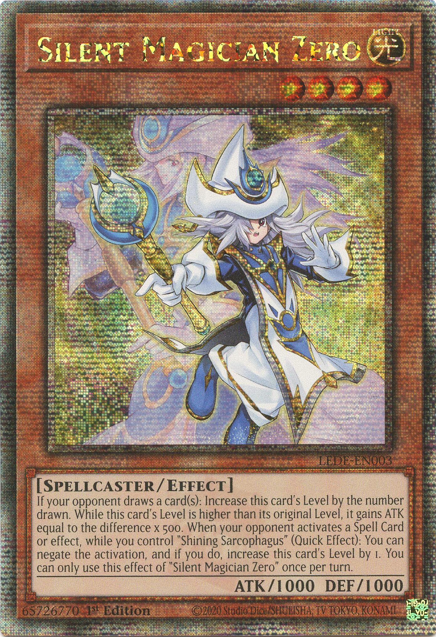 Silent Magician Zero [LEDE-EN003] Quarter Century Secret Rare | Good Games Adelaide SA