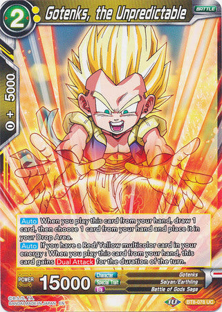 Gotenks, the Unpredictable [BT8-078] | Good Games Adelaide SA
