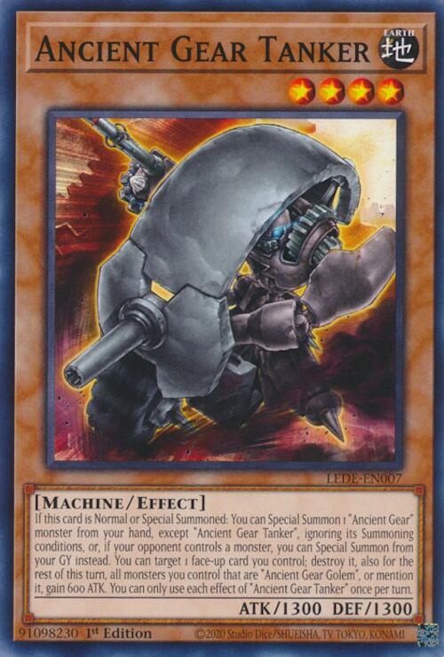 Ancient Gear Tanker [LEDE-EN007] Common | Good Games Adelaide SA