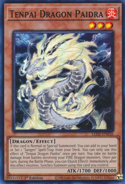 Tenpai Dragon Paidra [LEDE-EN016] Super Rare | Good Games Adelaide SA