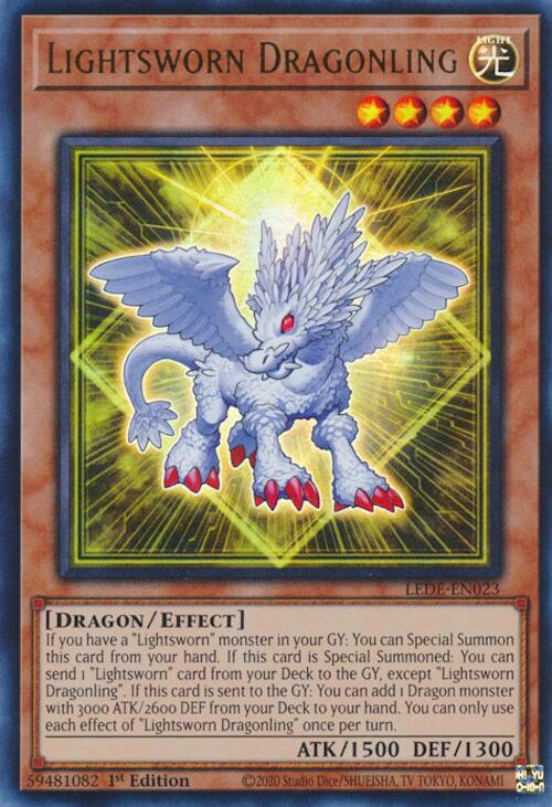 Lightsworn Dragonling [LEDE-EN023] Ultra Rare | Good Games Adelaide SA