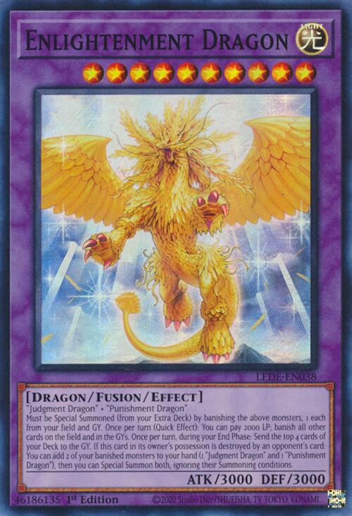 Enlightenment Dragon [LEDE-EN038] Super Rare | Good Games Adelaide SA