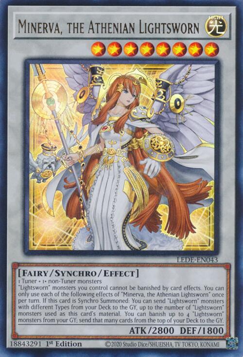 Minerva, the Athenian Lightsworn [LEDE-EN043] Ultra Rare | Good Games Adelaide SA