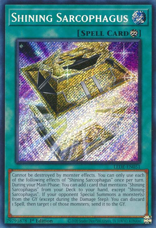 Shining Sarcophagus [LEDE-EN051] Secret Rare | Good Games Adelaide SA