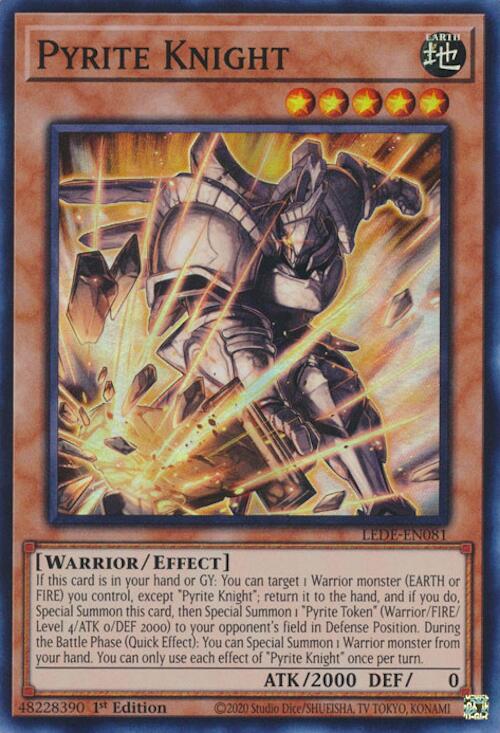Pyrite Knight [LEDE-EN081] Super Rare | Good Games Adelaide SA